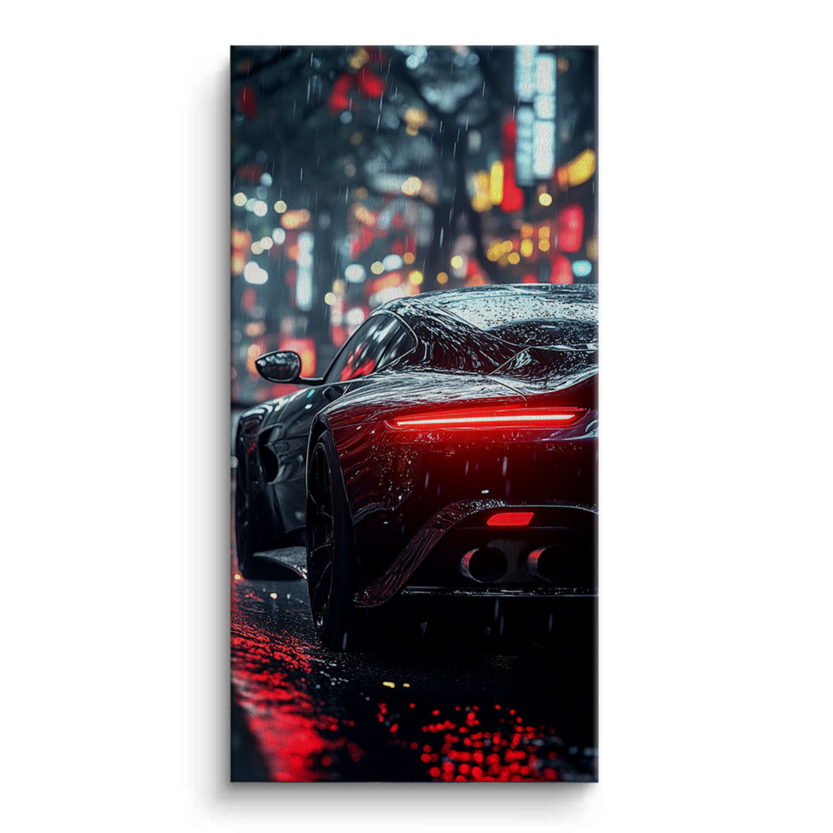 Urban Night Racer Canvas Art
