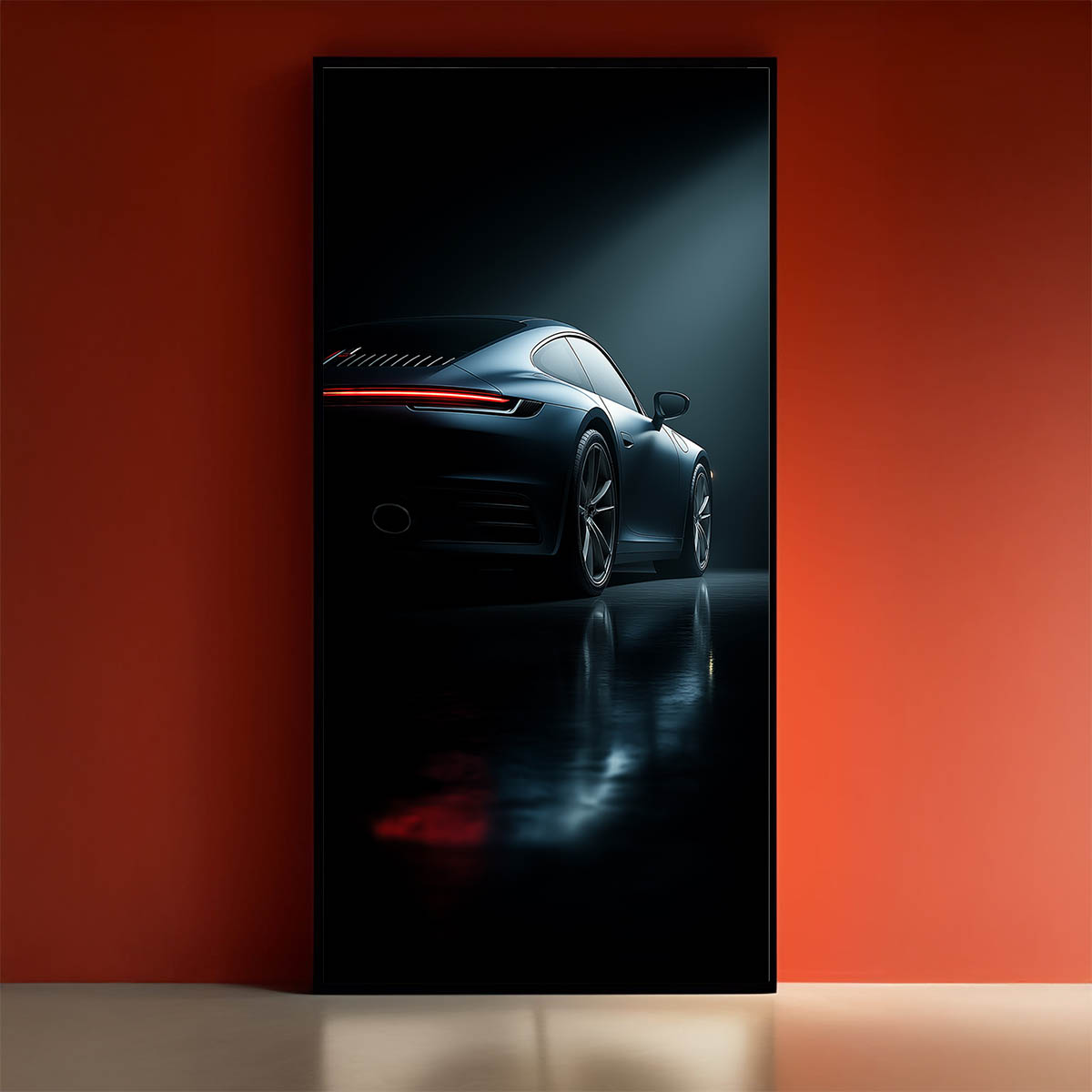 Sleek Sports Car Canvas Art