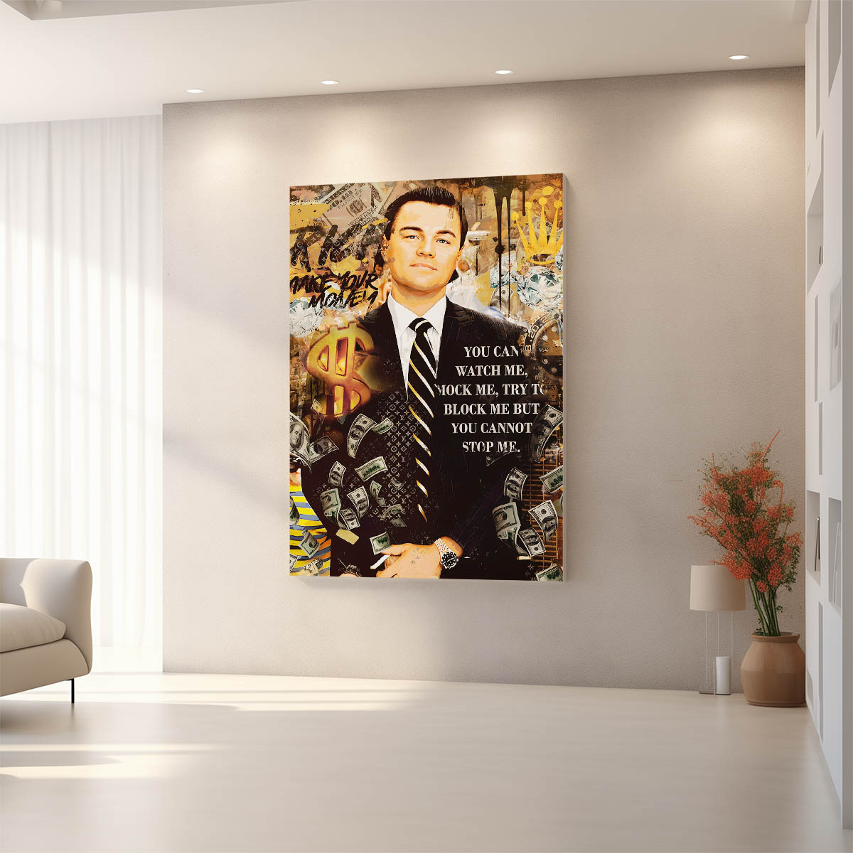 Money Power Influence Canvas Art