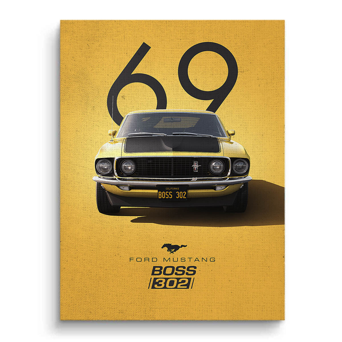 Mustang Boss 302 Canvas Art