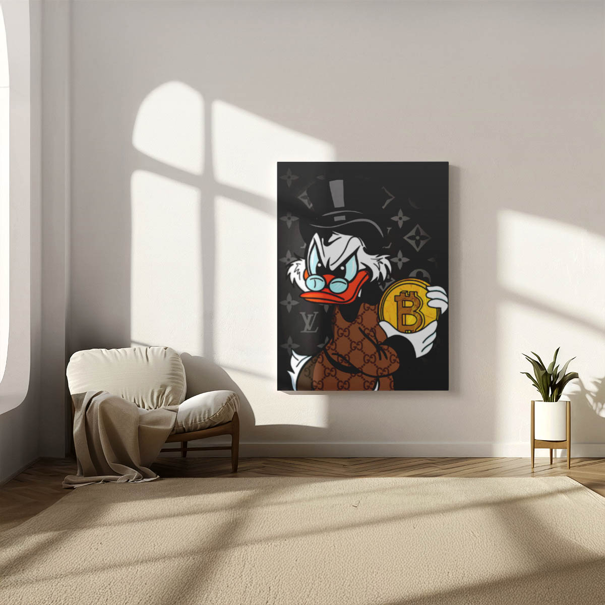 Crypto Duck Canvas Art