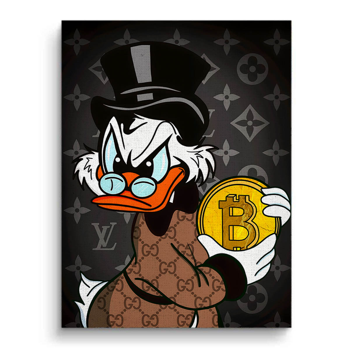 Crypto Duck Canvas Art