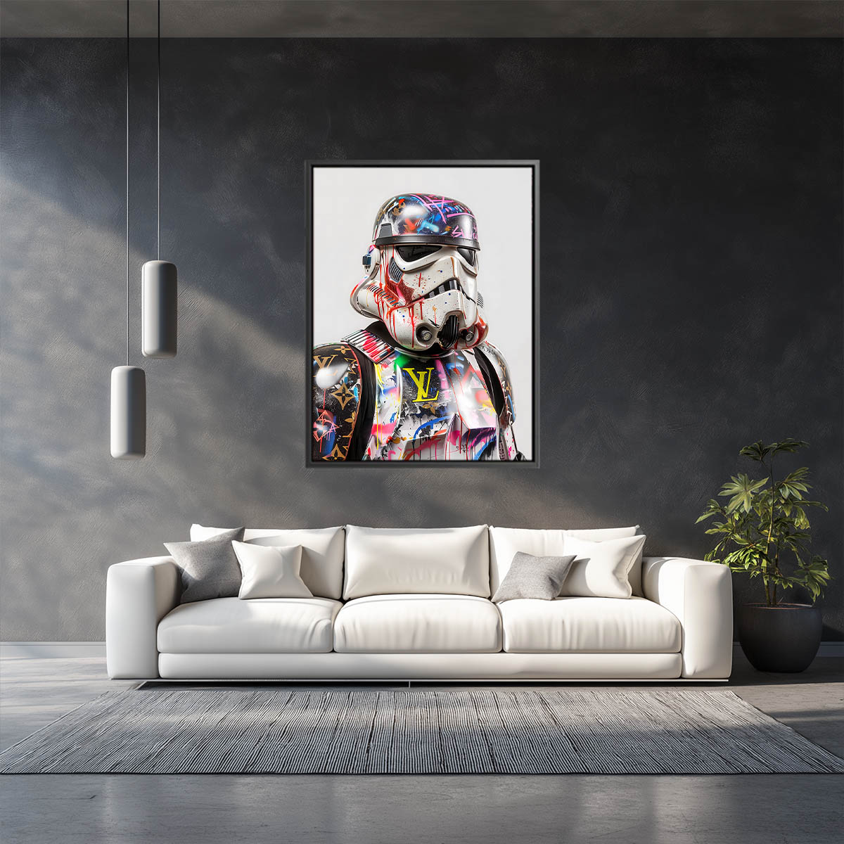 Street Art Warhammer Canvas Art