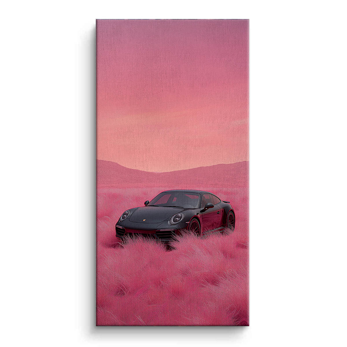 Pink Field Canvas Art
