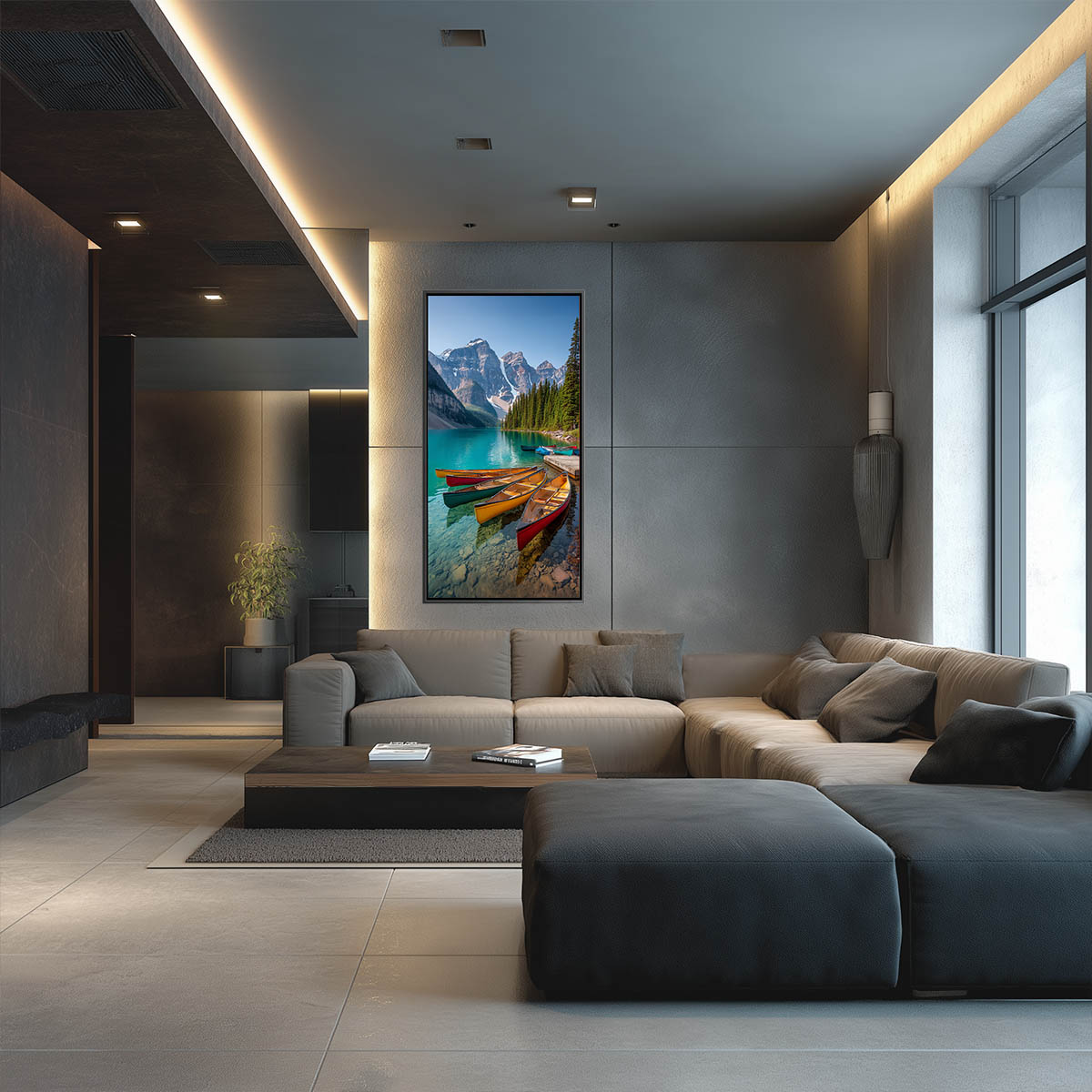 Mountain Lake Canvas Art