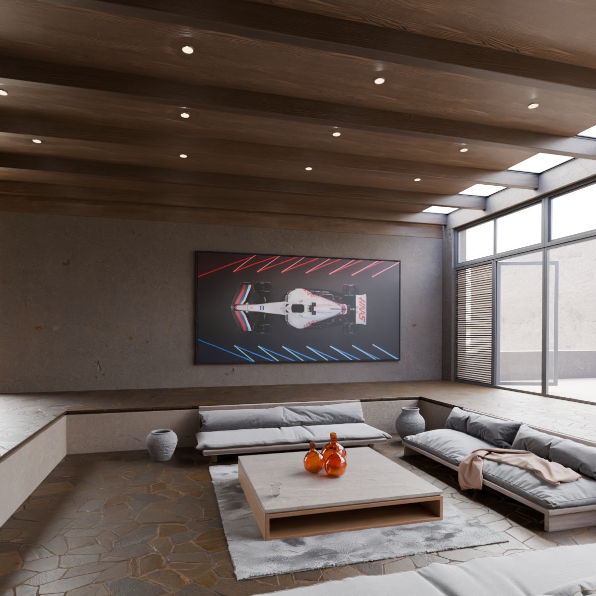 Race Car Drift Canvas Art