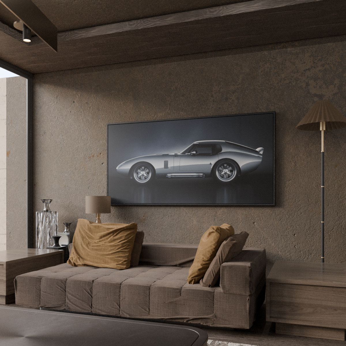 Classic Race Car Canvas Art