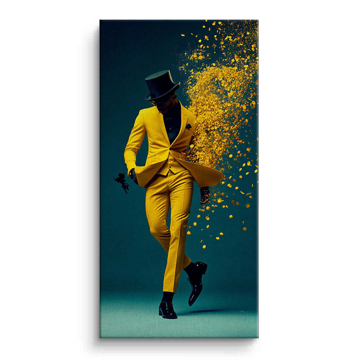 Golden Elegance Canvas Art